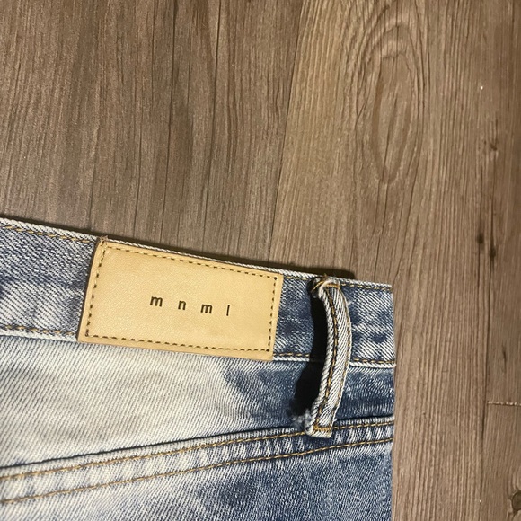 Mnml jeans never worn zipper sides on bottem of the legs. - Picture 2 of 4